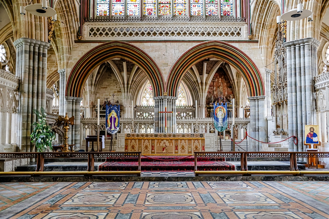 Exeter Cathedral quire, Devon