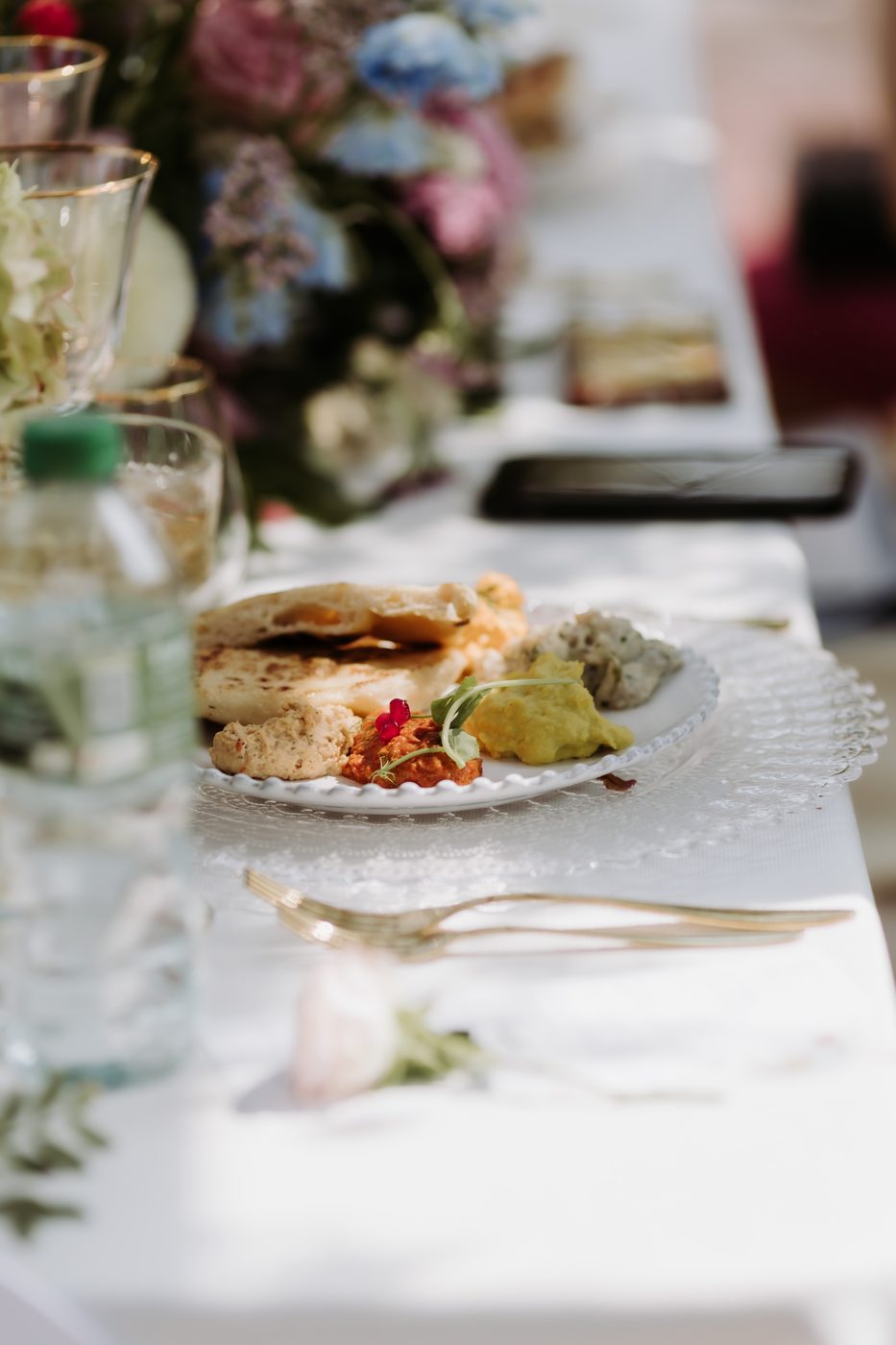 A plated wedding dish