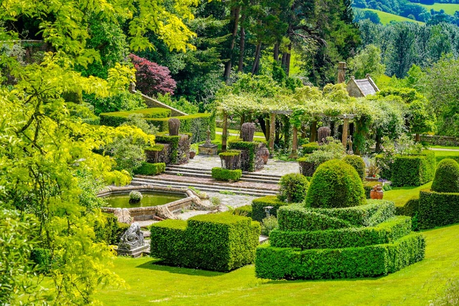 Mapperton Estate gardens, Dorset